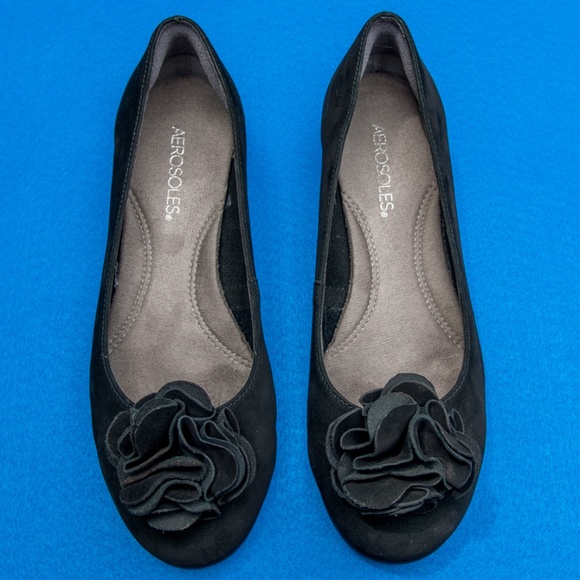 aerosoles suede flats